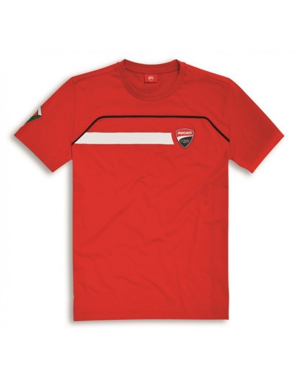 T-Shirt Ducati Corse 17 Red Rossa In Cotone 98769500 - 1