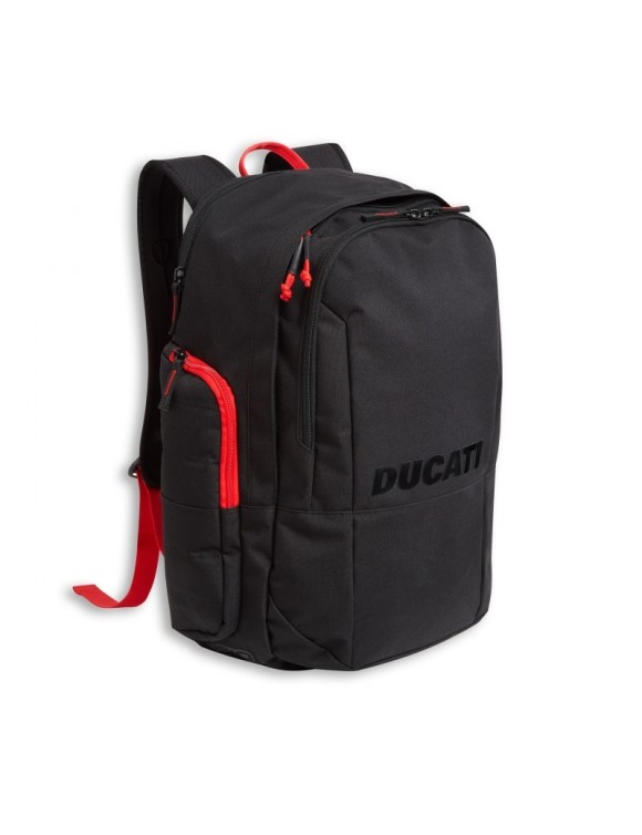 Sac à dos tous usages 29,5L Original Ducati Redline B2 Noir/Rouge 981040453 - 1
