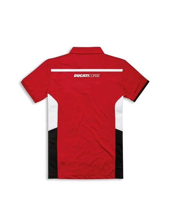 Polo hombre manga corta Ducati Corse "Poder Rojo" - 2