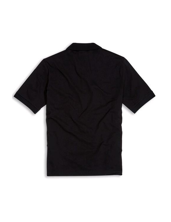 Polo Uomo A Manica Corta Ducati Historical Shield Nero Con Bande Rosse/Bianche - 2