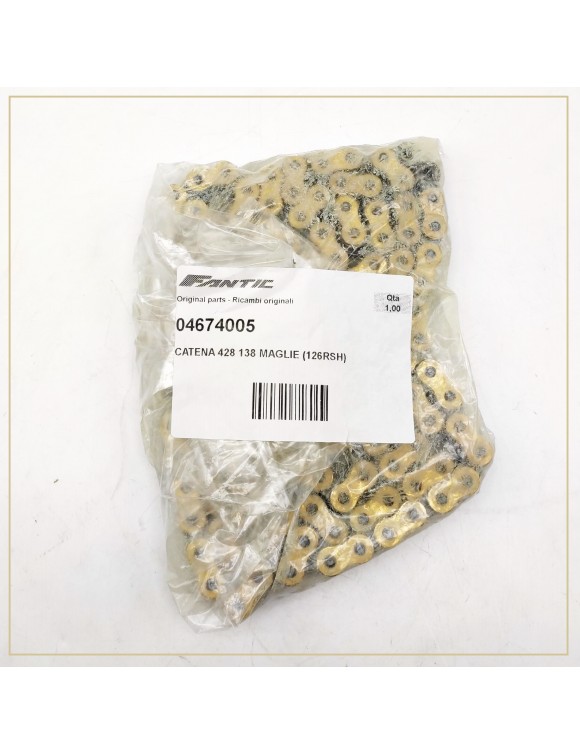 Catena 428, 138 maglie (126rsh) Fantic Caballero 125 Flat Track/Scrambler - 3