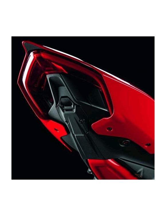 Couverture retrait support plaque immatriculation Ducati Panigale V4 97180661B - 2
