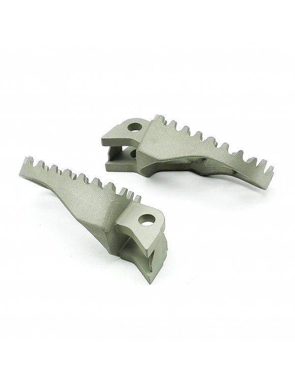 Coppia pedane pilota originale 04224020 Fantic tz, tx, tl 50-125-250 - 4 Coppia pedane pilota originale 04224020 Fantic tz, tx, tl 50-125-250 - 4