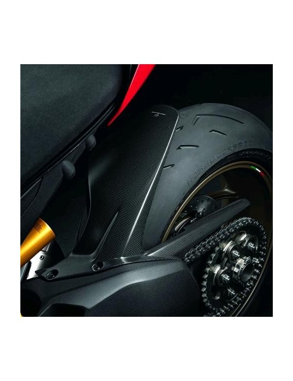 Garde-boue arrière en carbone Ducati V4 - 4