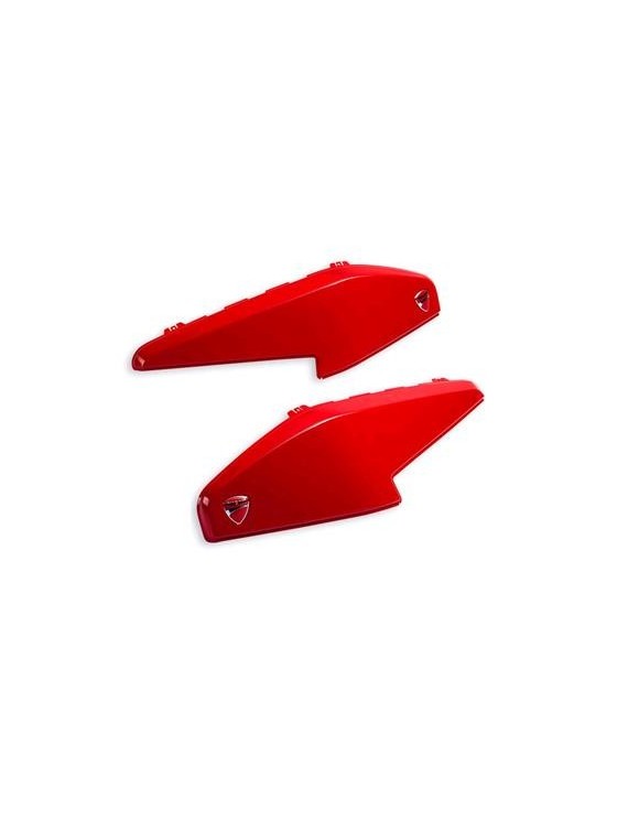 Bolsas laterales rígidas cubiertas rojas Ducati Multistrada 96780661A - 1
