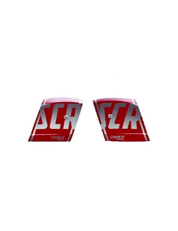 Ducati Pegatinas panel lateral rojo Ducati Scrambler 97480231A - 1