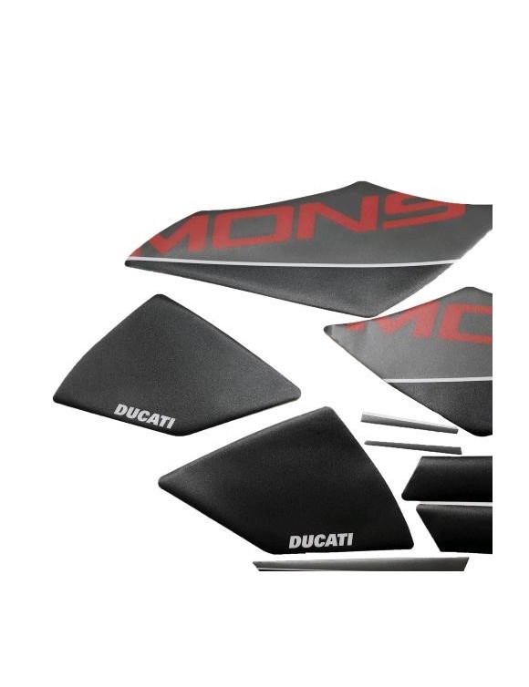 Pegatinas Kit "Corse" Gray logo Monster,Ducati Monster 97480271AC - 2