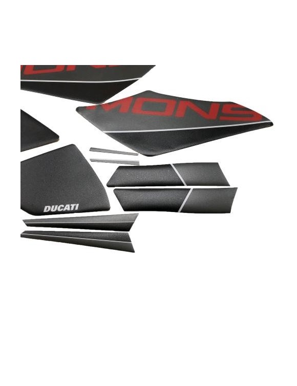 Kit adesivi Corse grey con logo "Monster" originali Ducati Monster 97480271AC - 3