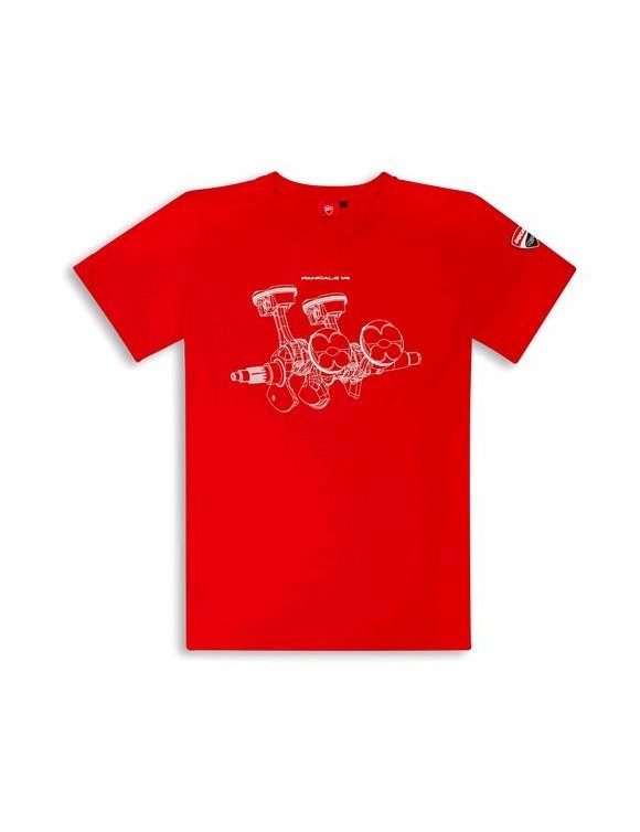 Camiseta algodón V4 Panigale Ducati Corse Red 98769803 - 1