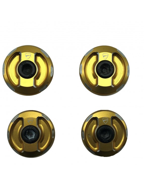 Rahmen Kappen Set Cnc-Gefräste Goldende Ducati 1200 97380441B - 2