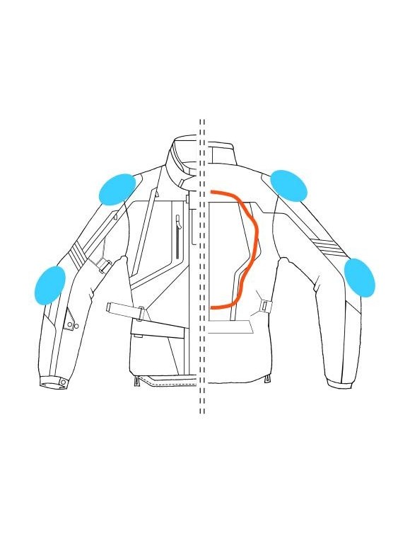 Veste moto toutes saisons Ducati Strada C4 9810700 - 4