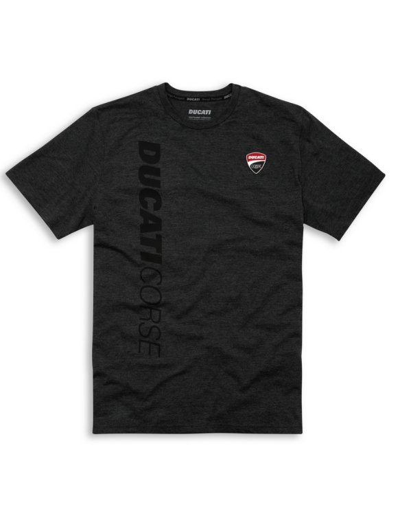 La camiseta algodón Ducati "DC tonal" gris jaspeado 98770085 - 1