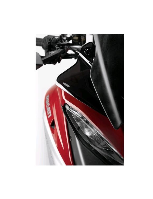 Pair of original smoked side deflectors for Ducati Multistrada V4 97180981AA - 3