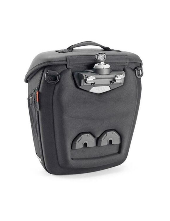 Borsa laterale moto, 18l, termoformata, a carico verticale, nera | GIVI mt501s - 3