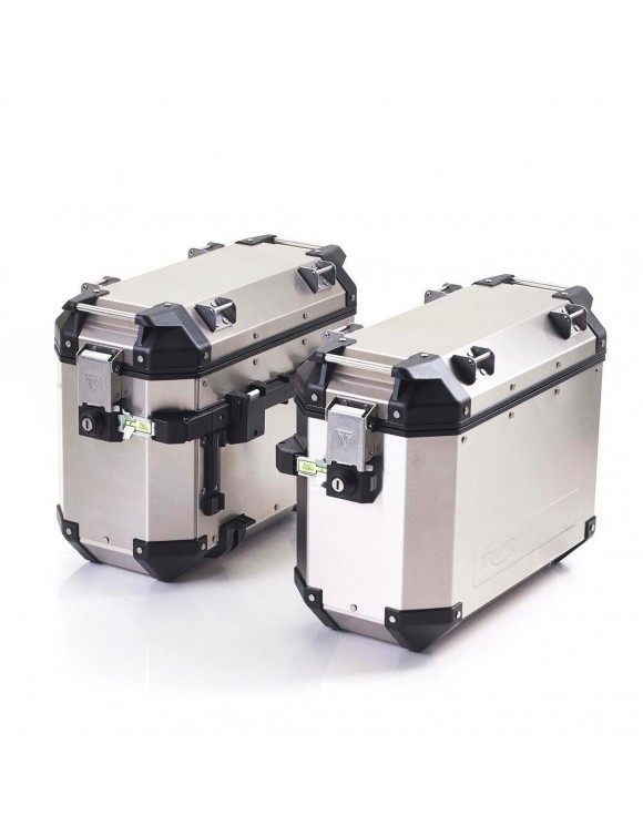 Pareja Suitcasas laterales Expedición aluminio Triumph Tiger 1200 CXA/XRT/XCX - 1