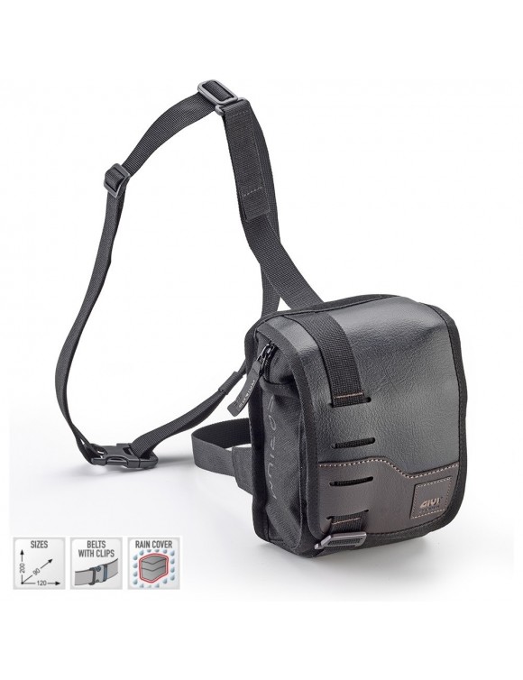 Bolso pierna 3l moto/Scooter Givi CRM104 Ajustable,impermeable - 1