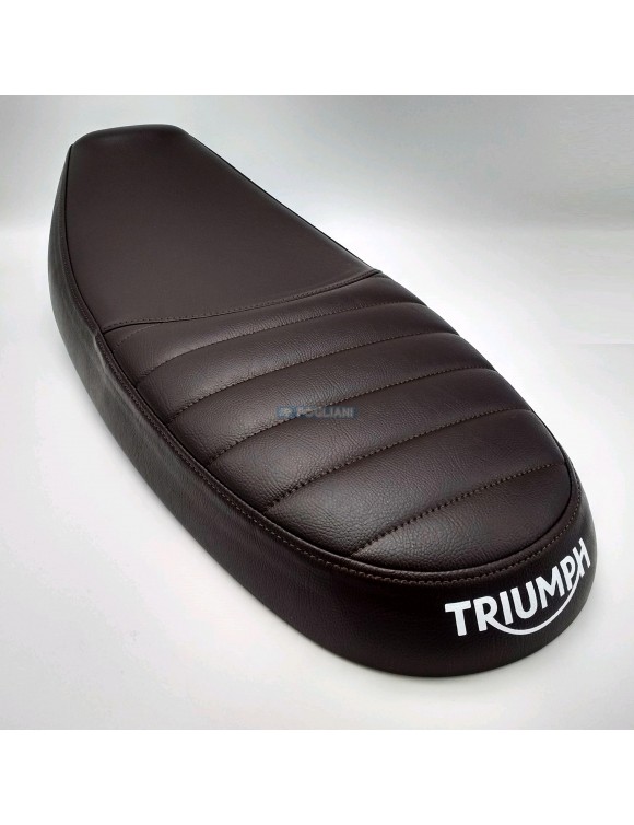 Sella ribassata low-seat pelle marrone originale Triumph Scrambler 1200 xc/xe - 1
