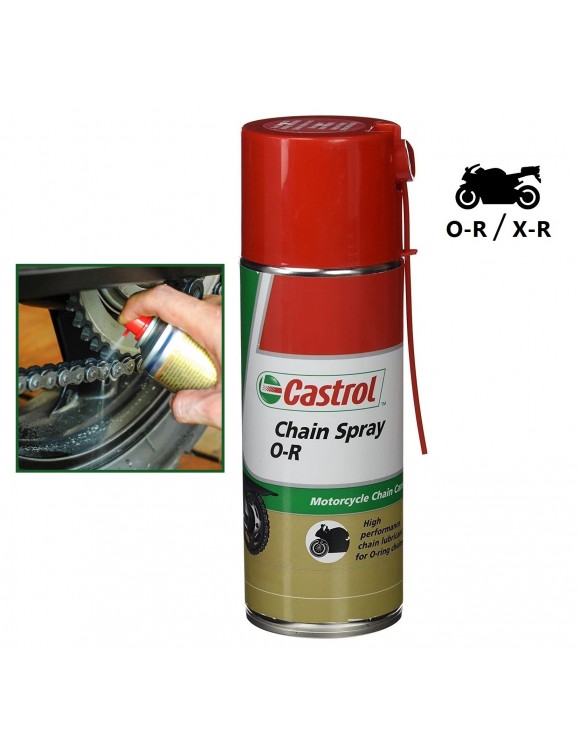 Quick Spray Lubricant Synthetic Motorcycle Chain O-ring/X-Ring Castrol Spray O-R