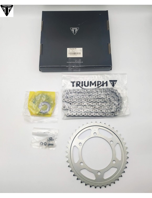 Kette/Krone Kit/Pinone T2017591 TRIUMPH T100,T100 schwarz,Straße - 2