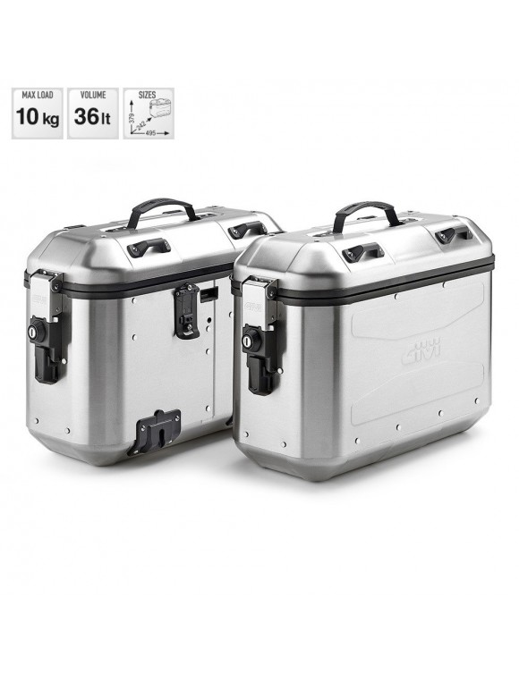 Pair of side motorcycle sides 36l Monokey Givi 'Trekker Dolomiti' dlmk36apack2 - 2