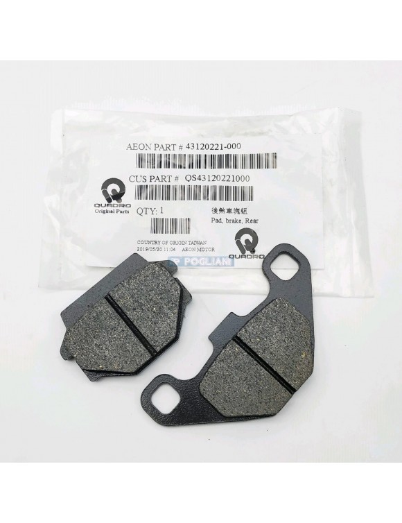 Pair of brake pads Quadro Quadro Qooder 400(QS43120221000)