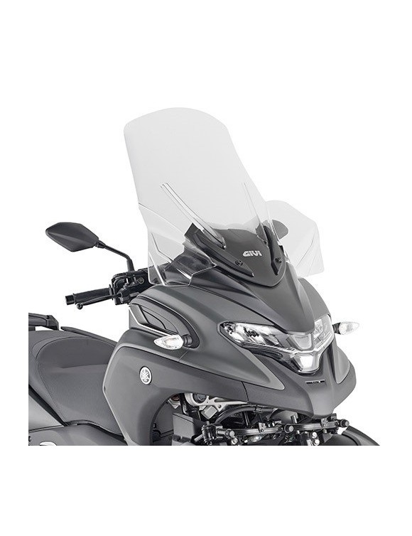 Transparent High Touring Windshield GIVI D2149ST Yamaha Tricity 300(from 2020) - 1