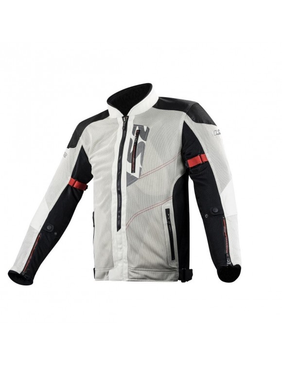 Summer Motorcycle Reflex Motorcycle Jacket with Gray/Black LS2 Sunrise