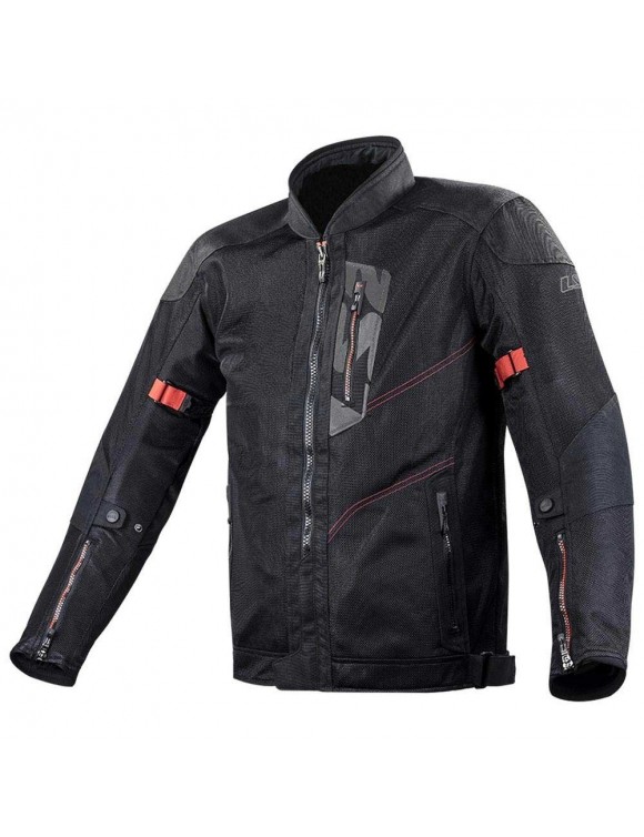 Spring men's summer motorcycle jacket with black sunrise LS2 protections