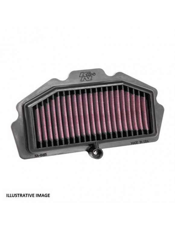 Filtro aria K&N ka-6415 specifico per Kawasaki  kle Versys, Ninja, vulcan s, z650 - 1