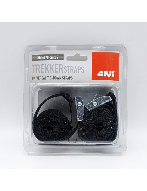 Bretelles couple 170cm GIVI S350 piste/sac arrière moto universelle - 1 Bretelles couple 170cm GIVI S350 piste/sac arrière moto universelle - 1