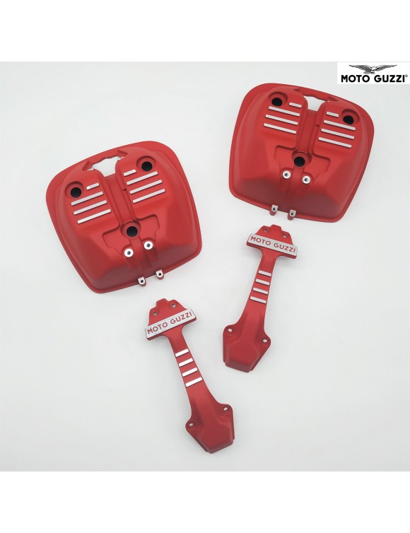 Couple Kit housse Tête Cylindre rouge Moto Guzzi V7 III 750(606804m) - 1 Couple Kit housse Tête Cylindre rouge Moto Guzzi V7 III 750(606804m) - 1