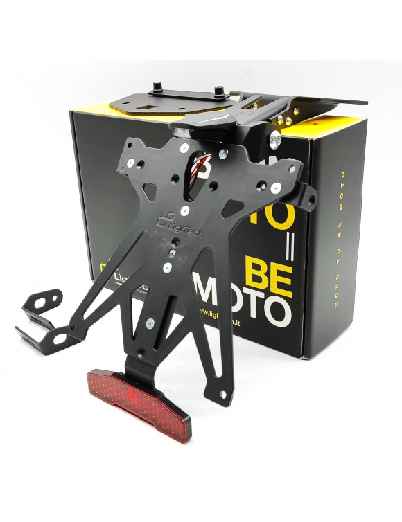 Kit portatarga, catadiottro, luce targa Lightech ktarbm111a1 per BMW s1000 rr - 1