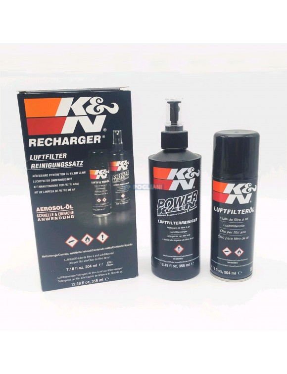 Ölwartungsset und sauberes Reinigungstel 99-5003 Luftfilterreinigung auch Sport - 1