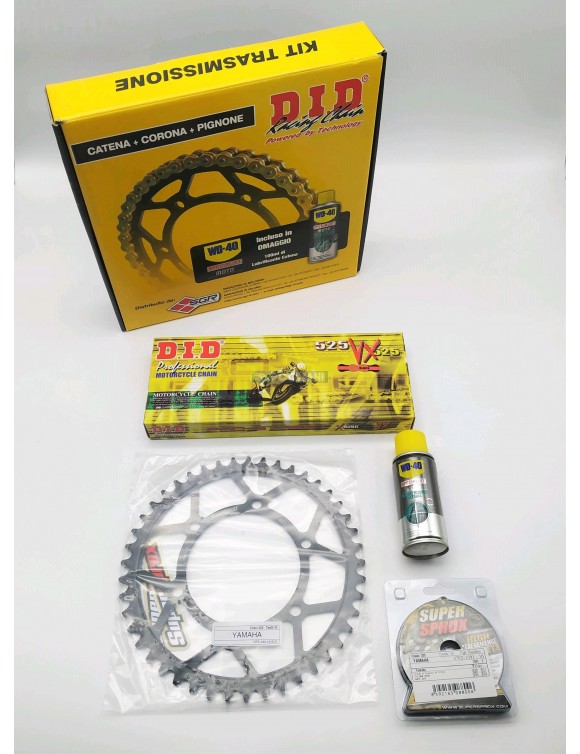 Chain transmission kit,crown,pinion,S-AC lubricant 16-45-110 Yamaha MT-09/XSR900