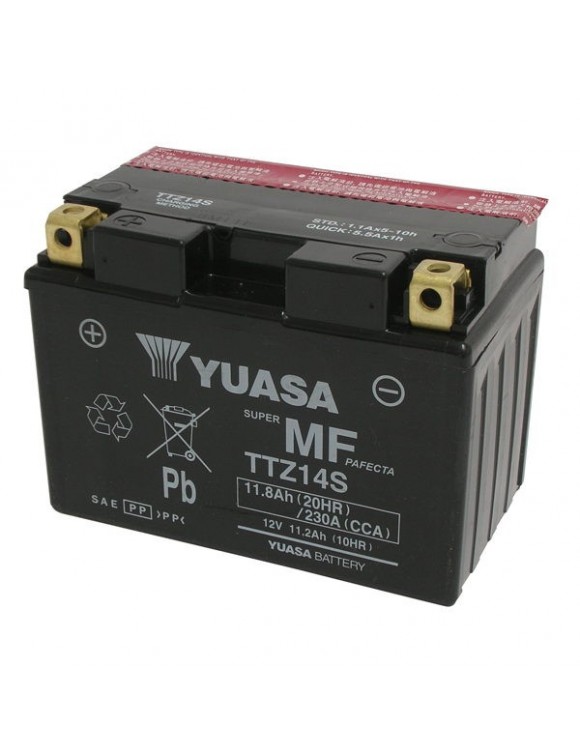 Batería la moto 12V/11.8AH Yuasa TTZ14S-BS Sellado ácido ácido 065914