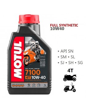 Lubricating Oil 4 Times Synthetic Motorcycle/Scooter Motul 7100 4T 10W40 1L