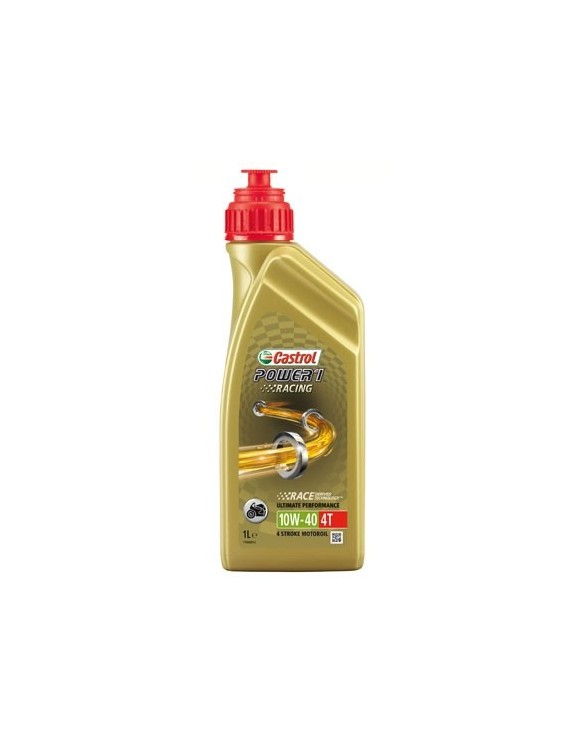 Castrol Power engine oil lubricant 1 Racing 4T 10W-40 1 liter pack