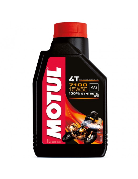 Olio lubrificante 100% sintetico Motul 7100 15w50 per motori 4 tempi