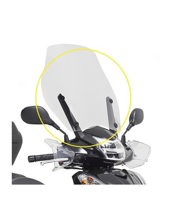 GIVI windshield D1143ST specific Honda SH300i(from 2015)