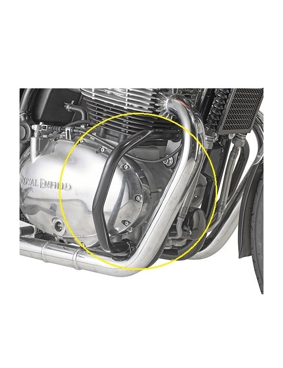 motor tubular negro 25 mm GIVI TN9051 Real Enfield Interceptor 650 - 1