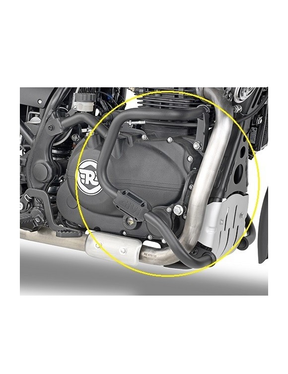 Paramotore tubolare 25mm nero GIVI tn9050 Royal Enfield Himalayan/Scram 411 - 1