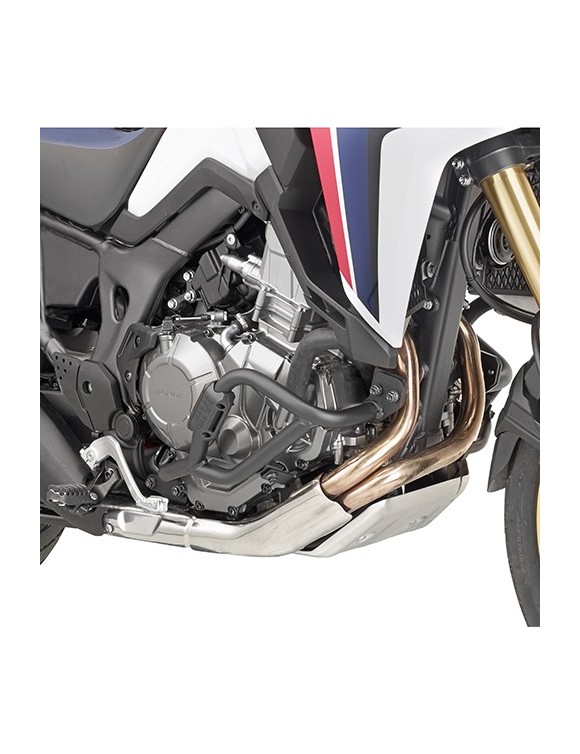Protection moteur tubulaire noire GIVI TN1144 pour Honda CRF1000L Africa Twin - 1