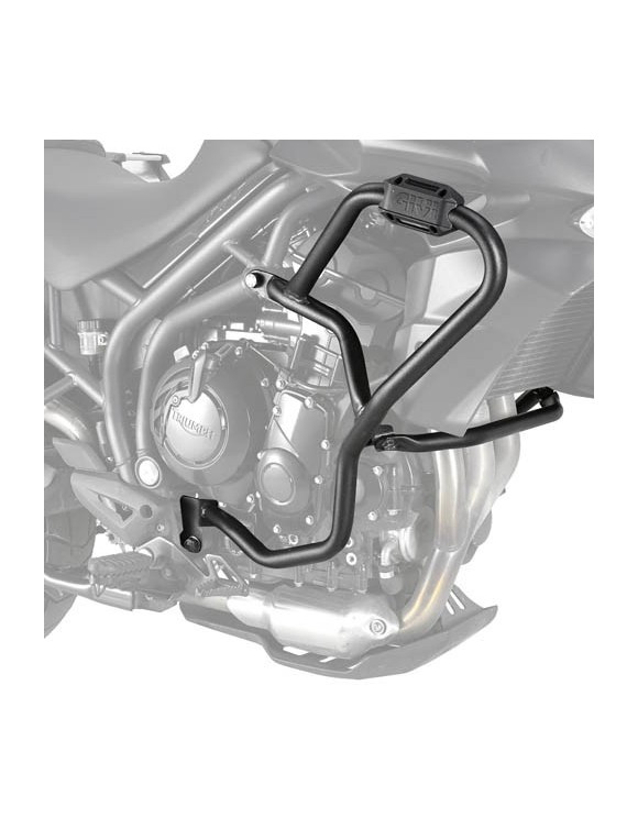 Schwarzer rohrförmiger Paramotor 25mm Givi TN6409 Triumph Tiger 800/800 xc/xr - 1