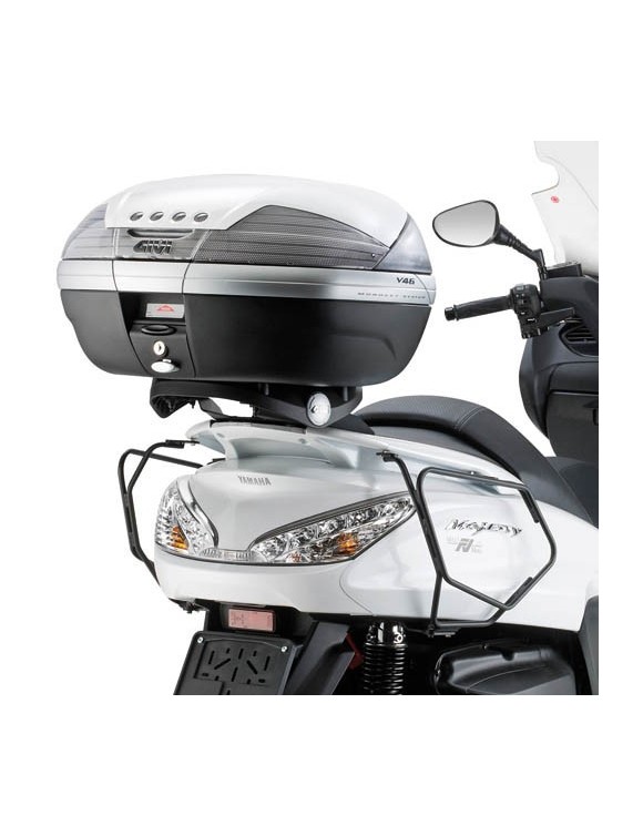 Fixation la plaque GIVI E331 boîte arrière Monokey® Yamaha Majesté 400