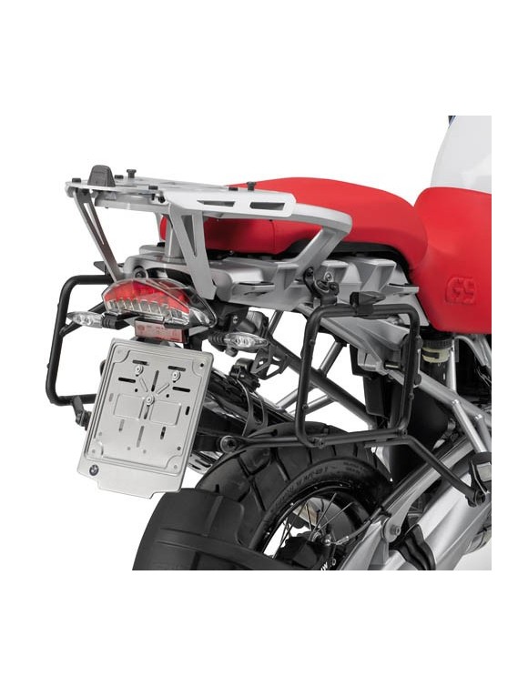 Rear attack GIVI SRA692 in aluminum monkey BMW R1200 GS top box - 1