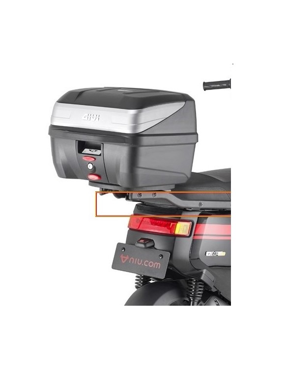 Kit staffe portapacchi GIVI sr8961 per bauletto Monolock niu mqi+ - 1