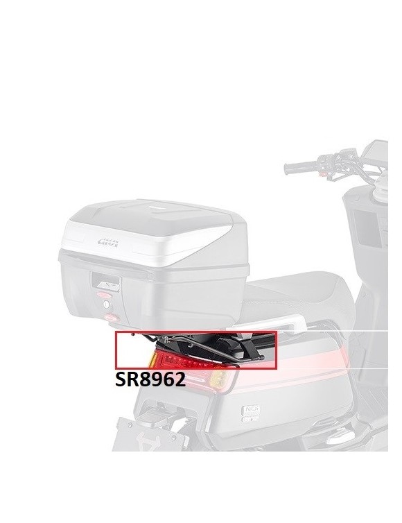 Kit attacchi portapacchi GIVI sr8962 per bauletto Monolock niu nqi (dal 2019) - 1