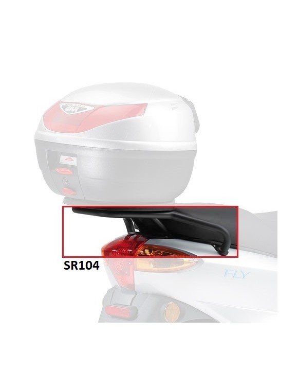 GIVI SR104 Gepäckträger Kit Monolock Piaggio Flyer 50-100-125-150 - 1