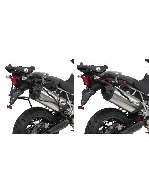 Givi plr6409 side package rapid removal Triumph Tiger 800 - 1