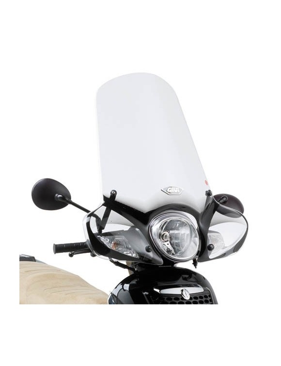 Schermo parabrezza trasparente GIVI 154a specifico per Aprilia Scarabeo 125-200 - 1